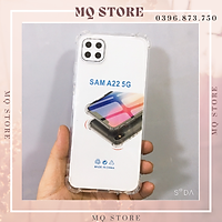 Ốp dẻo trong suốt chống sốc 4 góc, bảo vệ camera dành cho Samsung A22 4g, 5g