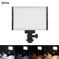 Tolifo PT-15B Pro High Power Ultra-thin Dimmable Bi-color Temperature 3200K - 5600K 144pcs LED Light Fill-in On-camera