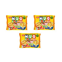 Combo 3 gói Mì ăn dặm cho trẻ trên 1 tuổi Nissin MUG Cup Noodle 96g (Mỗi gói gồm 4 túi mì nhỏ bên trong, 2 hương vị)
