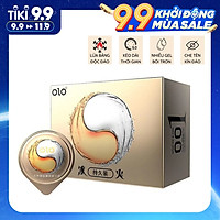 Bao cao su OLO tăng hưng phấn Ice & Fire lửa băng, siêu mỏng, nhiều gel - Hộp 10 bcs
