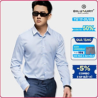 Áo Sơ Mi Nam Dài Tay Cao Cấp Biluxury (4SMDC002XNH) Vải Sợi Sồi Caro Phối Cổ Trắng Độc Đáo ,Form Chuẩn ,Chất Vải Cao Cấp Thoáng Mát, Thấm Hút Mồ Hôi Tốt