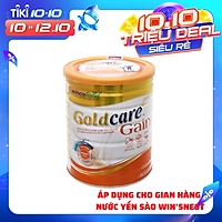 Sữa bột Wincofood Goldcare Gain lon 900g: sản phẩm dành cho người gầy thích hợp cho mọi đối tượng và trẻ từ 1 tuổi trở lên giúp tăng cân và tăng cường thể lực