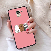 Ốp lưng dành cho Samsung Galaxy J6 2018 viền dẻo TPU bộ sưu tập Chúng ta là gấu - Hàng chính hãng