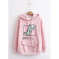 Áo Khoác Hoodie In Khủng Long 693