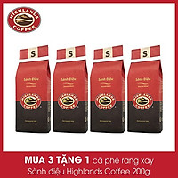 Mua 3 gói tặng 1 gói Cà phê rang xay Sành điệu Highland coffee 200g