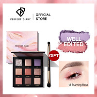 Bảng Phấn Mắt Perfect Diary 9 Màu Trang Điểm Tiện Lợi 10g