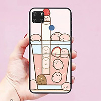 Ốp lưng điện thoại dành cho Realme C12 Hình Ly Trà Sữa