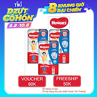 Combo 3 Gói Tã Quần Huggies Dry Gói Cực Đại XXL56 (56 Miếng) - Tặng 8 miếng