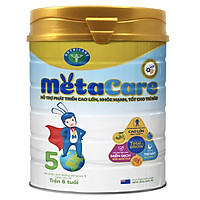 Sữa bột Nutricare Metacare 5 Mới - phát triển toàn diện cho trẻ trên 6 tuổi