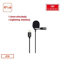 Mic Thu Âm Mini dành cho Điện Thoại Chân lighning Earldom E36 - Hàng chính hãng Earldom E36