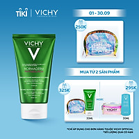 Sữa Rửa Mặt Tạo Bọt Từ Đất Sét Và Đá Khoáng Núi Lửa Giúp Làm Sạch Và Kiểm Soát Dầu Hiệu Quả Vichy Normaderm Phytosolution Vocanic Mattifying Cleansing Cream 125ml