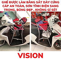 GHẾ NGỒI XE VISION - MIO - CLICK - VARIO - JANUS - LUVIAS CHO BÉ ( GIAO MÀU NGẪU NHIÊN )