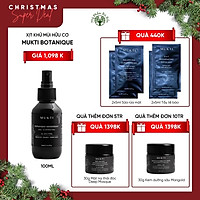 Xịt Ngăn Mùi Cơ Thể Hữu Cơ Mukti Botanique Deodorant Spray (100ml)