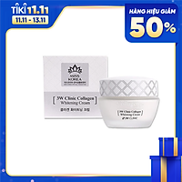 Kem Dưỡng Trắng Da Và Tái Tạo Da Tinh Chất Collagen 3W Clinic Collagen Whitening Cream 60ml - Hàn Quốc Chính Hãng
