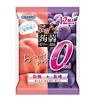 Thạch orihiro Nhật Bản vị nho và đào 240g