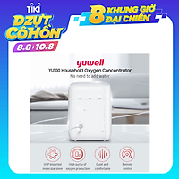 Máy tạo oxy gia đình YUWELL YU100 Nồng độ oxy cao 90% / nhập khẩu Molecular Sieve / Tiếng ồn thấp / Có điều khiển từ xa