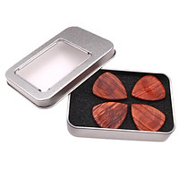 Solid Wood Guitar Pick Plectrum for Acoustic Electric Guitar Ukulele Bass