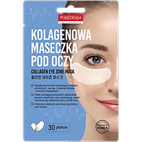 Mặt nạ dưỡng mắt PUREDERM Collagen Eye Zone Mask - Cung cấp collagen cho vùng mắt - 30 miếng