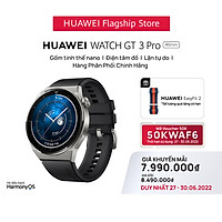 Đồng Hồ Thông Minh HUAWEI WATCH GT 3 Pro | Gốm tinh thể nano | Điện tâm đồ | Lặn tự do | Hàng Chính Hãng