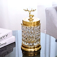 Hũ đựng mứt kẹo Tết pha lê cao cấp