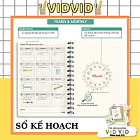 Sổ kế hoạch (Planner) lò xo kép A5 72,4g/m2; Klong MS: 945