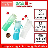 Bình nước thủy tinh Hello Master