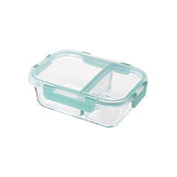 Hộp thủy tinh Lock&Lock 2 ngăn Glass Food Container 600ml, 860ml LLG456 - Hàng chính hãng