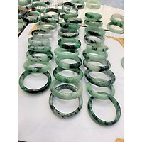 vòng tay bản liền ngoc cẩm thach thiên nhiên đẹp k tì vết