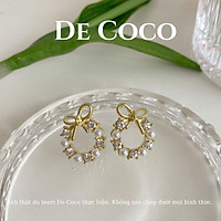 Bông tai khuyên tai nữ Floral Ring De Coco decoco.accessories