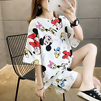 Đồ Bộ Nữ Mặc Nhà, Mặc Ngủ, Bộ Quần Áo Lửng Vải Tự Nhiên Đẹp Không Nhăn Mềm Mịn Mát - N05
