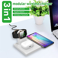 10W 3in1 QI Wireless Charger Dock for Apple Watch for iPhone for Airpod 2 Pro