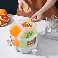 Rotation Beverage Dispenser for Juice Summer Pitcher with Faucet BPA free