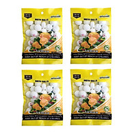 Bộ 4 gói 120 viên băng phiến long não khử mùi,xua đuổi côn trùng 120Gr(Thiên Nhiên)