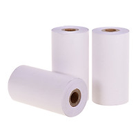 Poooli White Blank Thermal Paper Long-Lasting 22-Years Paper Roll BPA-Free 57*30mm(2.17*1.18in) 3 Rolls Compatible with
