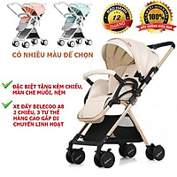 Xe đẩy A8 2 chiều 3 tư thế, xe đẩy em bé