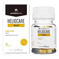 Viên Uống Chống Nắng Heliocare 360 Oral Hỗ Trợ Chống Ánh Sáng Xanh ( Hộp 30 Viên)