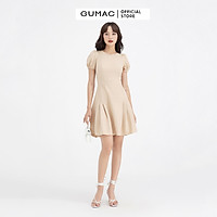 Đầm dáng xòe nữ chiết ly tùng GUMAC DB604