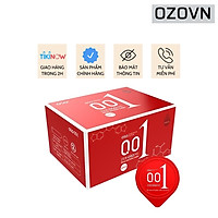 Bao cao su 0.01 OLO Passionate Factor, siêu mỏng, nhiều gel bôi trơn, truyền nhiệt tốt - Hộp 10bcs