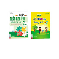 Bộ 2 cuốn sách bài tập trắc nghiệm tiếng Anh lớp 7 tập 1+2( tặng kèm giấy nhớ+ bút bi)</s