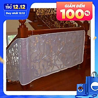 Tấm Lưới Chắn An Toàn, Che Kẽ Hở Ban Công, Cầu Thang Cho Bé Babysafe - Giao màu ngẫu nhiên - Hàng nhập khẩu