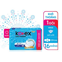 Băng Vệ Sinh Kotex Khô thoáng Dày Cánh 16 miếng