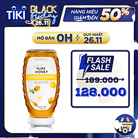 Mật ong cho thức uống Miele 500g - chai chống rỉ No mess siêu tiện lợi