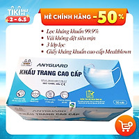 Khẩu trang y tế cao cấp ANYGUARD (ISO13485, FDA, CE), Hộp 50 cái