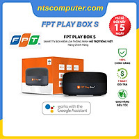 FPT Play Box S 2021 (T590) - Kết hợp Tivi Box và Loa thông minh - Điều khiển giọng nói thông minh không chạm - HÀNG CHÍNH HÃNG