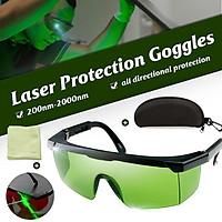 Laser Protection Goggles 200nm-2000nm Laser Safety Glasses OD4+ Stylish Protective Glasses