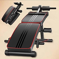 Ghế tập bụng gấp gọn - máy gập cơ bụng đa năng phòng gym dáng cong tập thể dục - lưng -hông
