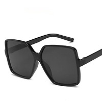 Men Women Retro Sunglasses Big Square Full Frame Driving Riding Fashion Sun Glasses