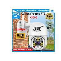 CAMERA WIFI NGOÀI TRỜI EVKVO YOOSEE D26S 24 LED ,NHÌN ĐÊM HỒNG NGOẠI, TẦM NHÌN BAN ĐÊM ĐẦY MÀU SẮC-HÀNG NHẬP KHẨU