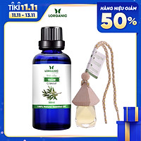 Combo tinh dầu tràm Lorganic (50ml) +tinh dầu tràm Lorganic treo xe hơi, tủ áo (10ml)