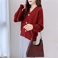 Áo cardigan len nữ dáng lửng tay bồng trẻ trung ArcticHunter, thời trang thương hiệu chính hãng